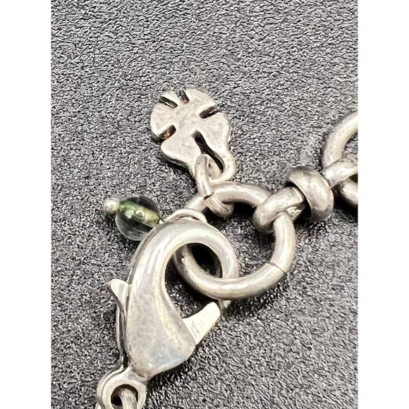 LUCKY BRAND Silver & Gold Plated Chain Link Western Style Bracelet Vintage - Picture 3 of 3